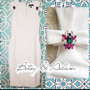 Betsy cocktail sheath dress 10 p evening sexy Betsy Adam